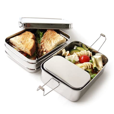 bento stainless steel inbuilt lunch box with bag 1000ml|stainless steel bento box large.